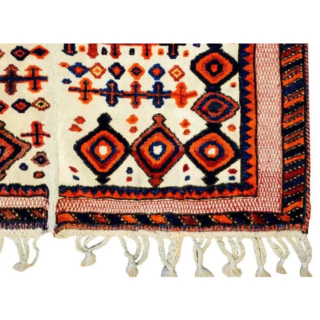 Mid-20th Century Afshar Horse Blanket For Sale - Image 4 of 6