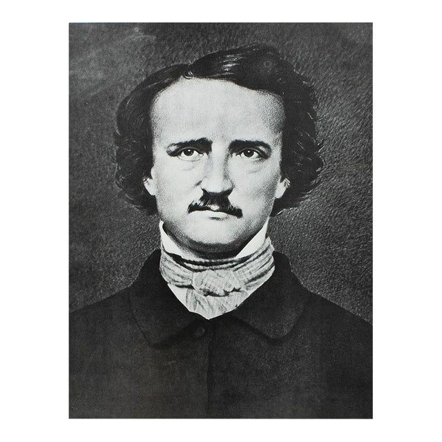 1987 After Matthew Brady for Verve, "Photograph of Edgar Allen Poe" Black and White Print For Sale