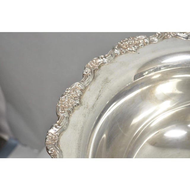 Mid 20th Century Towle Victorian Silver Plated Punchbowl Champagne Chiller Ice Bucket - A Pair For Sale - Image 11 of 17