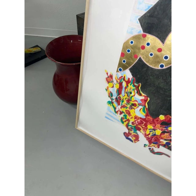 Nancy Graves 1988 “Borborygmi” Painting For Sale - Image 4 of 13