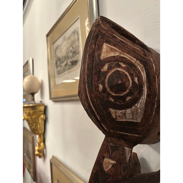 Wood African Hand Carved Animal Wall Sculpture For Sale - Image 7 of 11