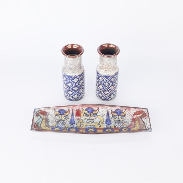 1960s 20th Century Danish Modern Serving Set by Marianne Starck for Michael Andersen & Son- Set of Four For Sale - Image 5 of 9