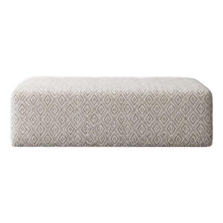 Fragments Identity Woven Diamond Cocktail Ottoman For Sale