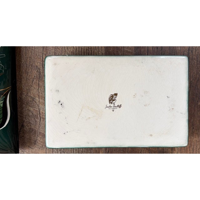 Mid Century Ceramic Trinket Box With Lid - Signed Sascha Brastoff For Sale In New York - Image 6 of 6