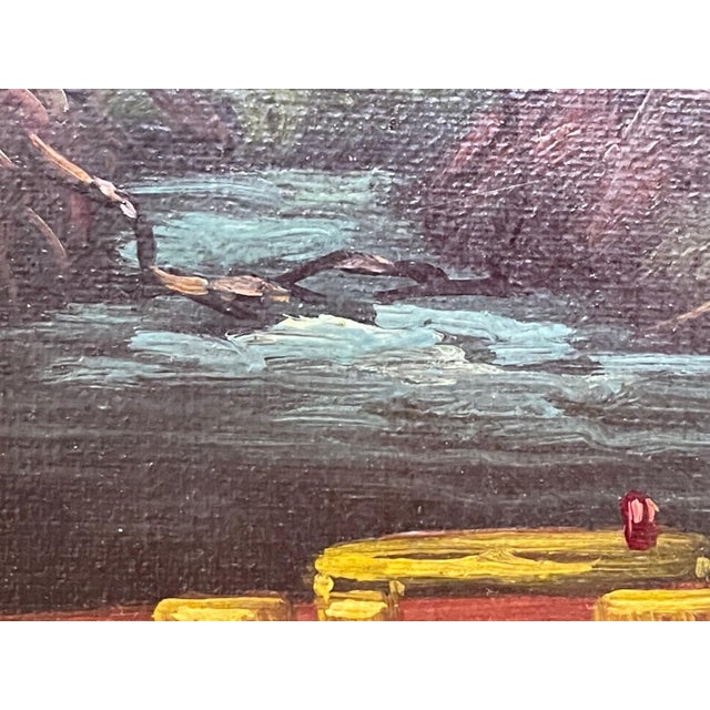 Scottish Angling Fishing Oil Painting – “Burn Trout” by James B. Russell, c.1914 For Sale - Image 10 of 18