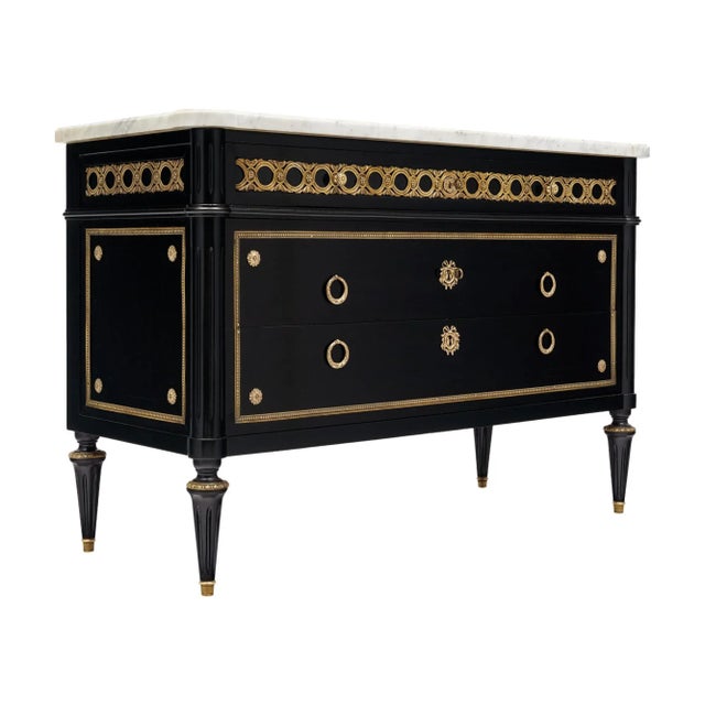 French Louis XVI Style French Chest For Sale - Image 3 of 9