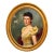 Late 19th C Portrait of Young Woman in Yellow Gown – Attributed to Sergeant Kendall For Sale