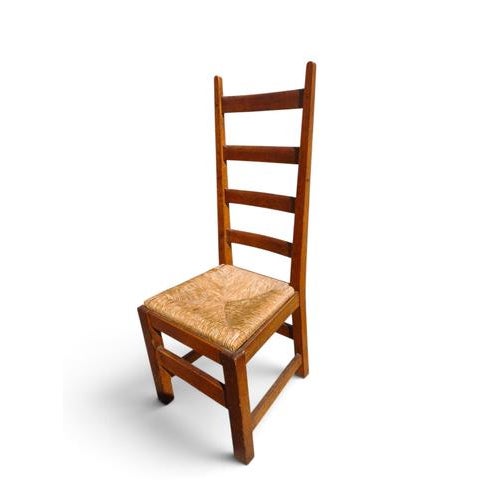 Arts and Craft Style Dining Chairs, Set of 8 For Sale - Image 6 of 8