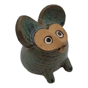 The Ghost Mouse Figurine by Lisa Larson