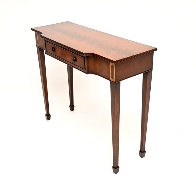 Georgian Inlaid Console Table, 1930 For Sale - Image 4 of 11