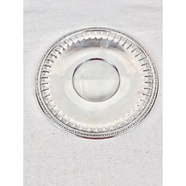 Traditional Vintage Reed and Barton Silver Serving Dish For Sale - Image 3 of 8