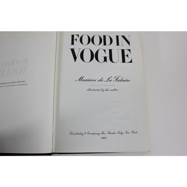 1980s 1981 Food in Vogue With Blue Linen Hard Cover Book For Sale - Image 5 of 10