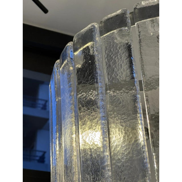 Waterfall Chandelier in Murano Glass by Carlo Nason for Mazzega, 1970s For Sale - Image 11 of 14