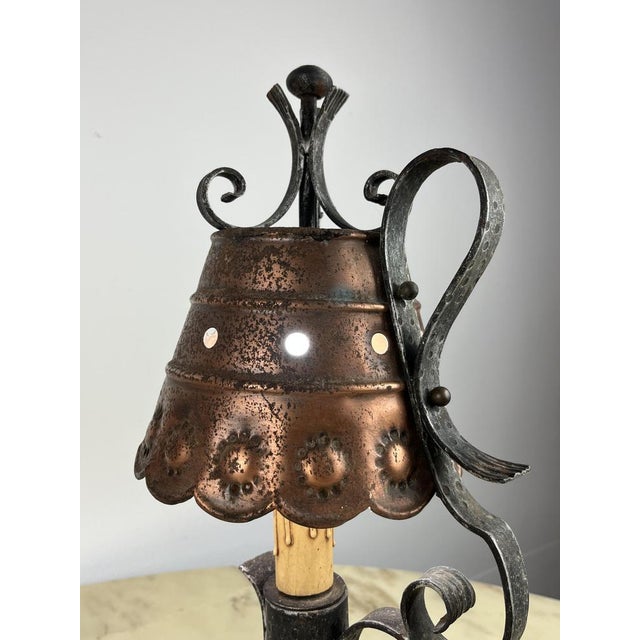 Brutalist Italian Table Lamps, 1960s, Set of 2 For Sale - Image 14 of 18