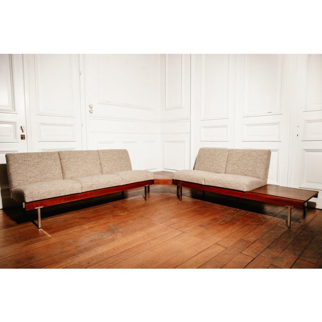 Modernist Living Room Set, 1960s, Set of 3 For Sale - Image 6 of 16