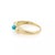 This elegant authentic ring is by Dior, crafted from 18k yellow gold with a polished finish, it features a lovely small...