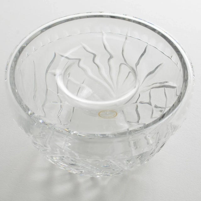 Bohemian Crystal Caviar Bowl Dish Chiller Server For Sale In Atlanta - Image 6 of 11