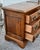 Brown Vtg. Pair of Link-Taylor Americana Style Solid Maple Three Drawer Nightstands For Sale - Image 8 of 13