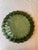 Glass Pair of Vintage Green Glass Ashtrays For Sale - Image 7 of 12