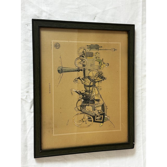 René Vincent, Berliet Illustration, London, 1907, Print on Paper For Sale - Image 10 of 10
