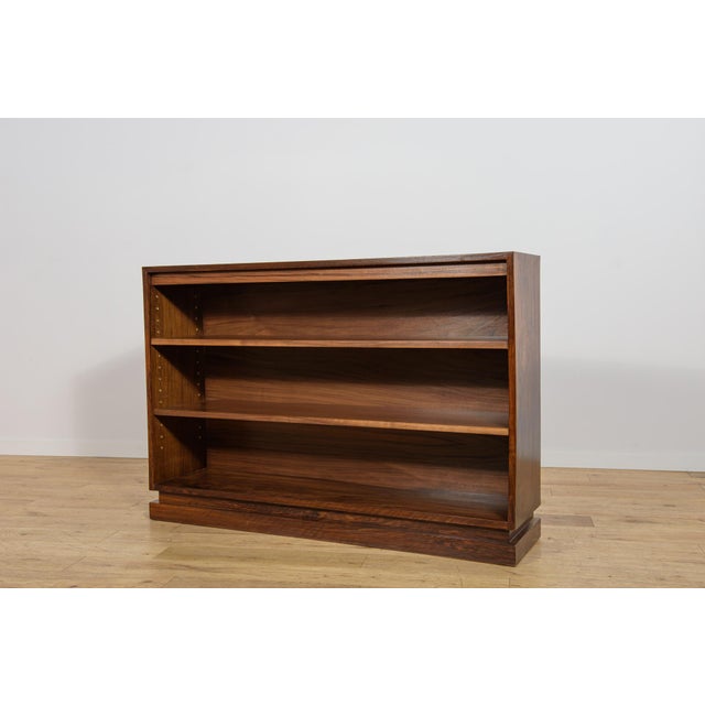 Art Deco Walnut Bookcase, Denmark, 1930s For Sale - Image 6 of 11