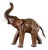 Vintage Leather Elephant Figure For Sale