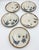 1960s 1960s El Palomar Ken Edwards Tonala Stoneware Saucer Plates Mexico Folk Art Pottery For Sale - Image 5 of 8