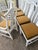 Vintage Asian Style Lacquered Dining Chairsby Thomasville W/ Velvet Cushions, Set of 6 For Sale - Image 11 of 12