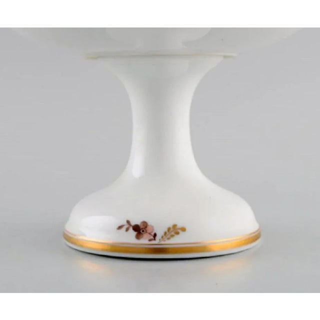 Golden Compote in Porcelain from Royal Copenhagen For Sale - Image 5 of 7