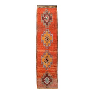 Galerie Shabab Collection Mid-20th Century Turkish Anatolian Tribal Runner For Sale