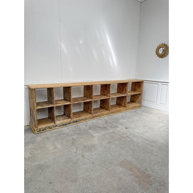 Tan Antique Shop Shelf, 1920s For Sale - Image 8 of 8