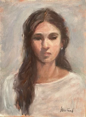 Portrait of Rache, Oil Painting by Alice Ford
