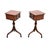 Antique Georgian Leather Top Side Tables, 1930, Set of 2 For Sale - Image 3 of 11