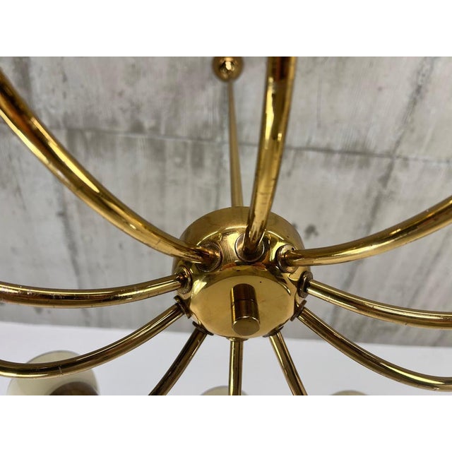 Large Mid-Century Modern Chandelier by Instala Děčín, 1960s For Sale - Image 4 of 10