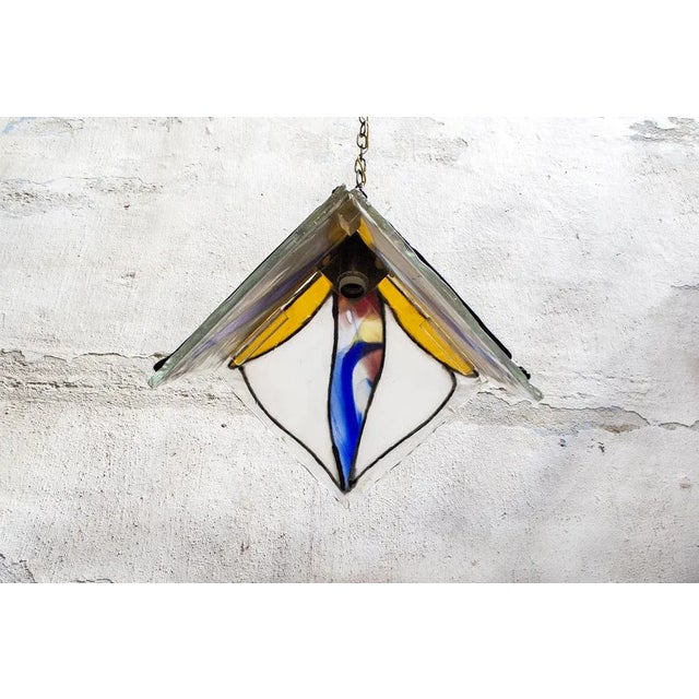 Colored Lead and Silicone Ceiling Light, Italy, 1970s For Sale - Image 6 of 10