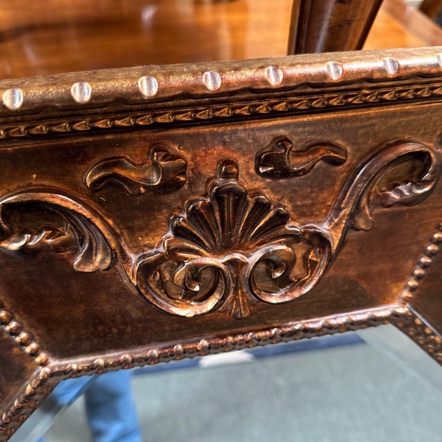 Bronze Carolina Mirror Company Octagonal Wall Mirror For Sale - Image 8 of 12