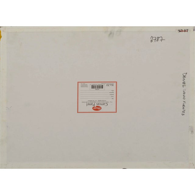 2007 Abstracted Still-Life of Three Daisies by Daniel David Fuentes For Sale In Monterey, CA - Image 6 of 7