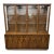 Mid-Century Modern Broyhill Brasilia 2-Piece Walnut China Cabinet For Sale