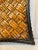 Vintage Boho Chic Bamboo and Split Reed Footed Square Basket Tray For Sale - Image 4 of 9