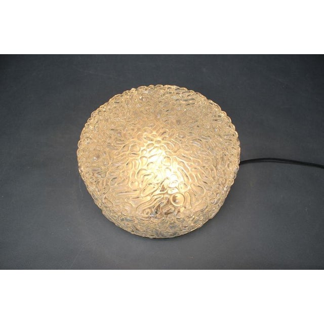 Mid-Century Bubble Glass Flush Mount, Czechoslovakia, 1960s. For Sale - Image 10 of 11