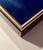 Vintage Japanese Paper Collage Snakes Art Blue Velvet Matt Framed 17" X 16" For Sale In Los Angeles - Image 6 of 10