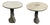 Vintage Faux Bois Side Tables with Terrazzo Tops, Europe, 1970s, Set of 2 For Sale