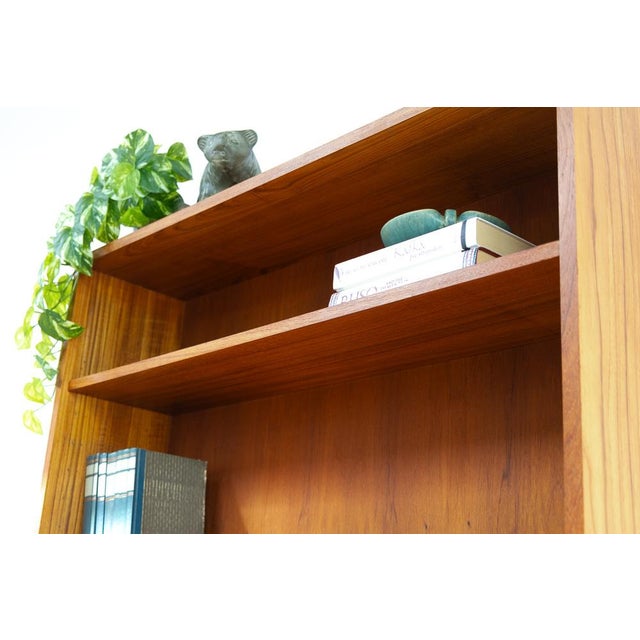 Danish Modern Teak Bookcase, 1960s For Sale - Image 15 of 18