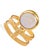 Contemporary Isis Pearl & Gold Chunky Mystic Ring, Size 4 For Sale - Image 3 of 8