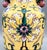 Vintage Chinese Floral Hand-Painted Porcelain Lamp With Applied Fruit Handles - Chinoiserie, Traditional, Asian For Sale In Houston - Image 6 of 14