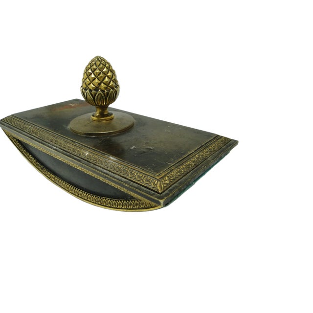 Biedermeier Stand for Pens by Bros. Łopieńscy, 1890s For Sale - Image 11 of 12