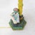 Vintage Hand-Painted Chinoiserie Tole Palm Tree and Figurine Table Lamps - a Pair For Sale - Image 12 of 13