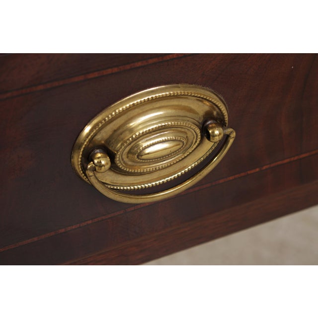 American Drew Mahogany Inlaid Buffet Server For Sale - Image 9 of 18