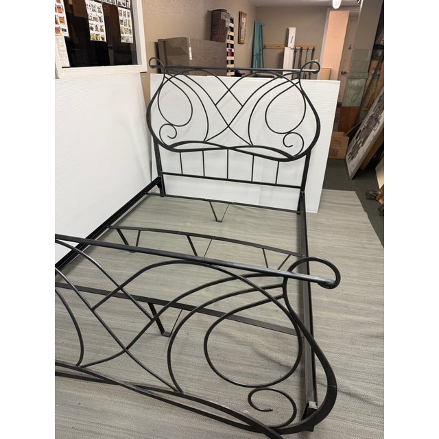 Queen Size Wesley Allen Melody Bed Frame For Sale In San Francisco - Image 6 of 12