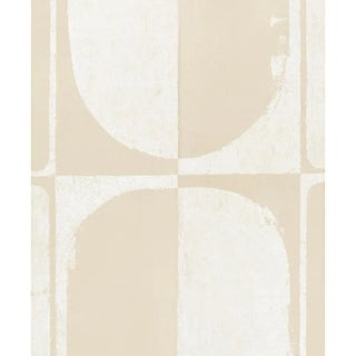 Schumacher x Backdrop The Cloisters Panel Set in Warm White For Sale